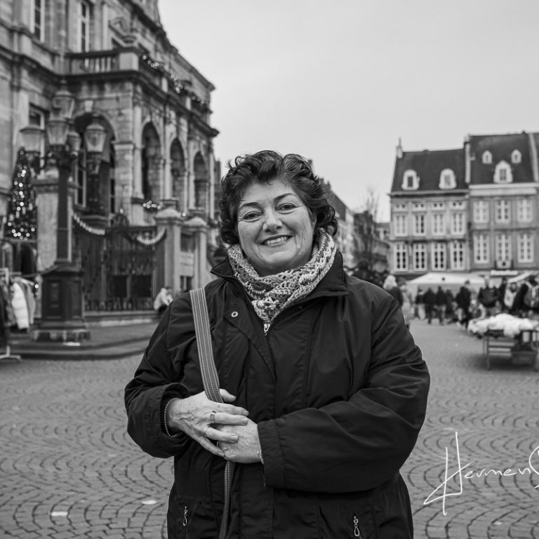 Foto van Dorrie Satijn voor het project Mijn Plek In Maastricht van fotograaf Hermen Buurman